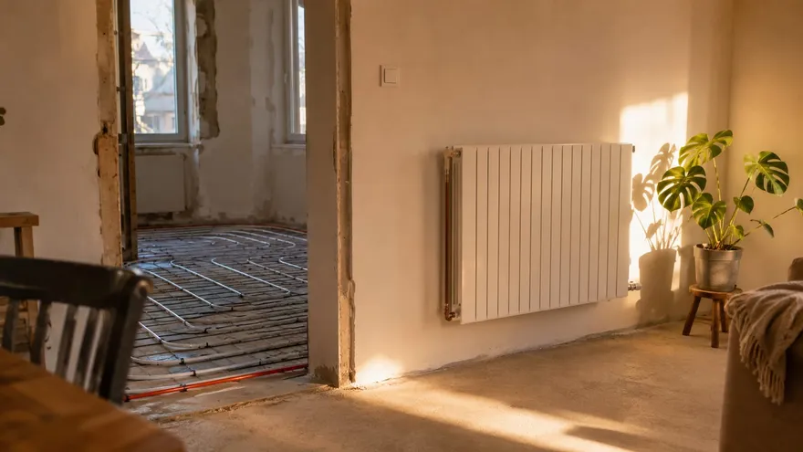 Wärmepumpe mit Fußbodenheizung vs Heizkörper: was mehr bringt